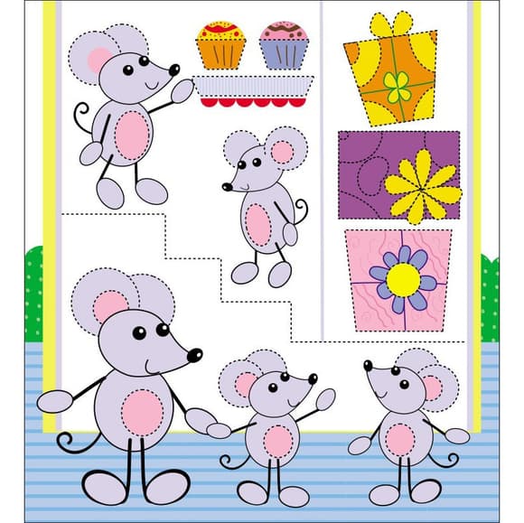 Дитяча багаторазова розмальовка "Диво-цифри" 559005, 5 сторінок