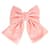 Дитяча зачіпка-бант 0901-191-11 еко-шкіра, рожевий
