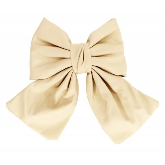 Дитяча зачіпк а-бант 0901-191-13 еко-шкіра, молочний