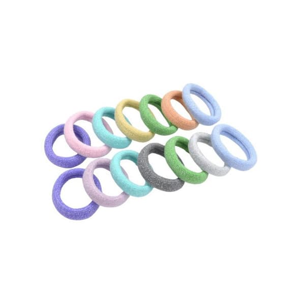 Дитяча резинка для волосся 0307-971-1 мікрофібра, різнокольоровий, набір 50 шт