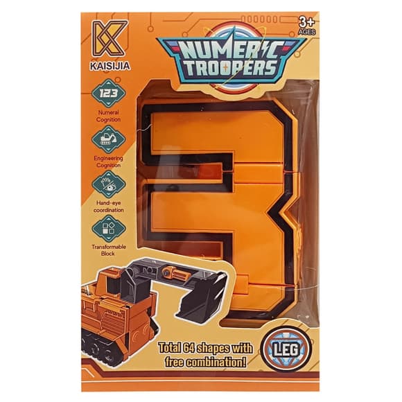 Детский Трансформер транспорт «Numerc Troopers» 8336