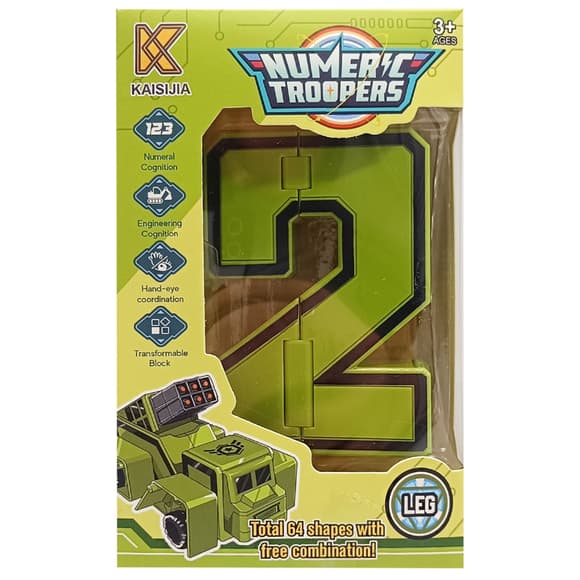 Дитячий Трансформер транспорт "Numerc Troopers" 8336