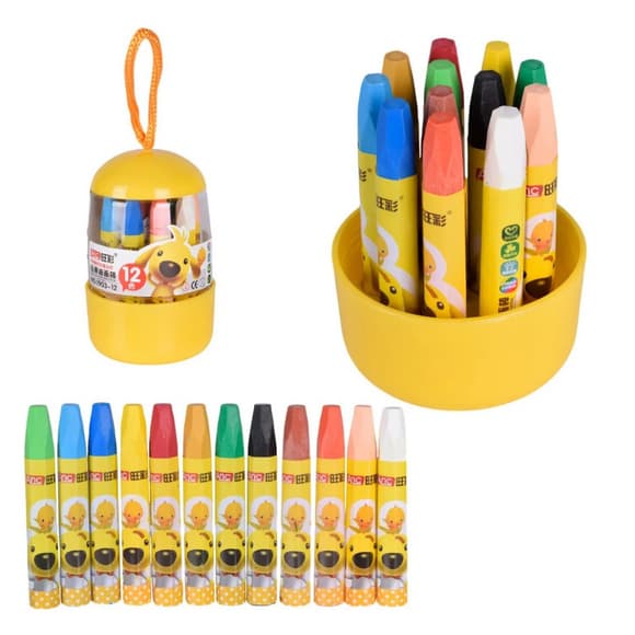  Набор детских восковых мелков CE150407 в наборе 12 цветов