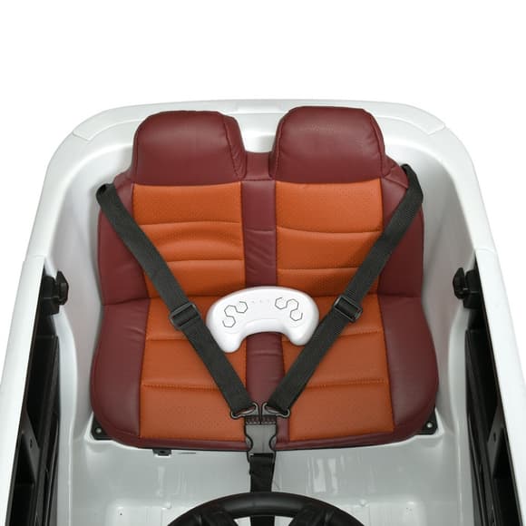 Дитячий електромобіль Джип M 4837EBLR-1 білий до 40 кг