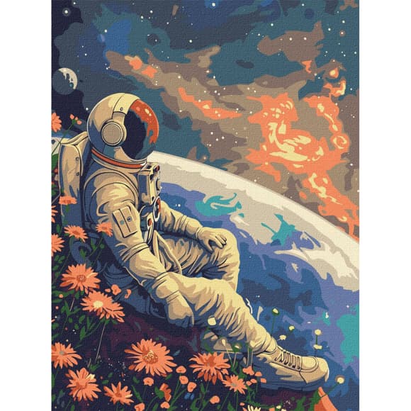 Картина по номерам "Всемирный отдых" KHO5141, 30х40 см