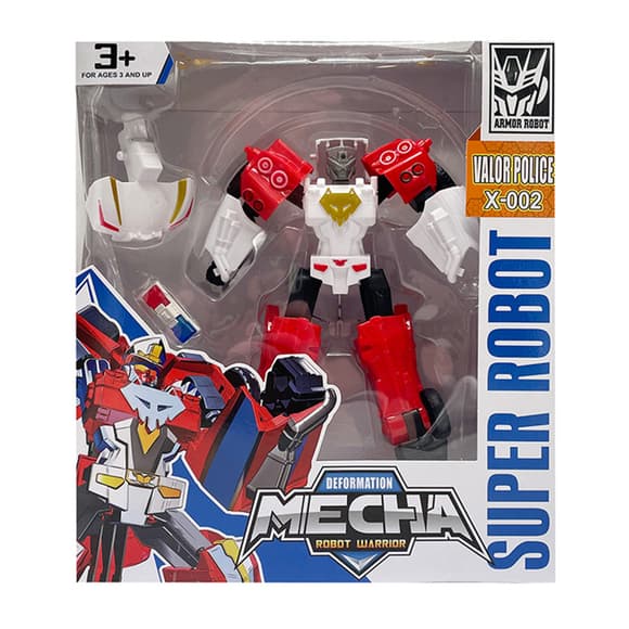 Ігровий набір з роботом-трансформером KKR-12 з безпечних матеріалів