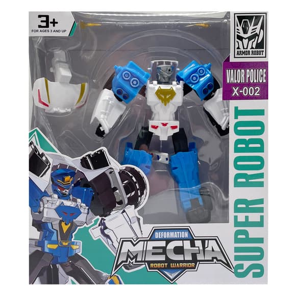 Игровой набор с роботом-трансформером KKR-12 из безопасных материалов