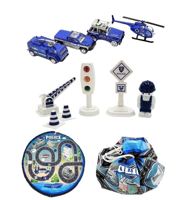 Іграшковий набір "Rapid World" 6688-153A, машинки, збирається в мішок