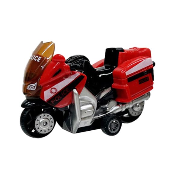 Мотоцикл дитячий "Police" AP7442 масштаб 1:64 з безпечних матеріалів
