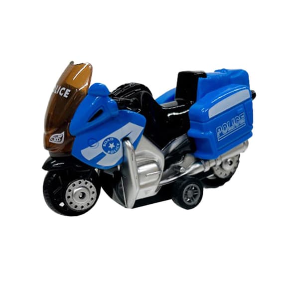 Мотоцикл дитячий "Police" AP7442 масштаб 1:64 з безпечних матеріалів