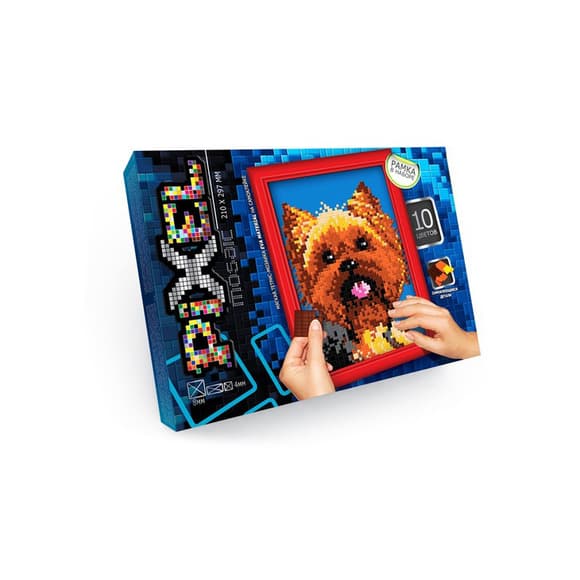 Набор для творчества "Мозаика Пиксель: Йорк" РМ-01-03, 21х29,7 см, рамка в наборе