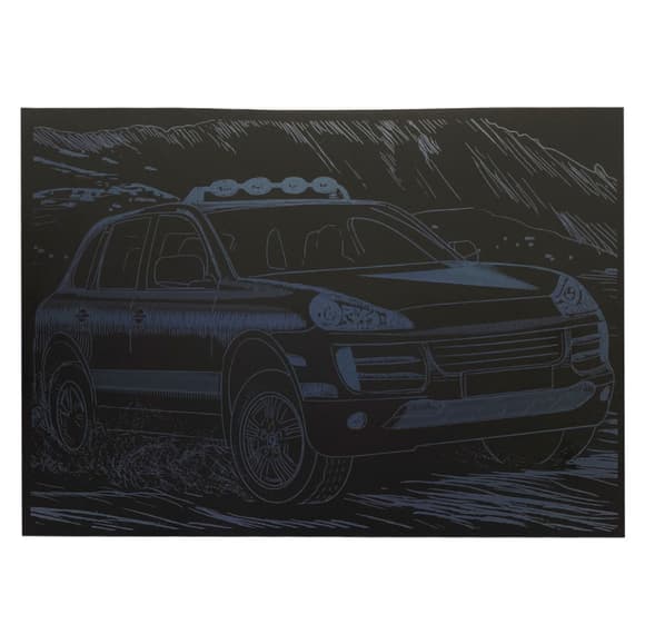 Гравюра А4 "Джип" ГрА4-14с економ варіант в пакеті 29,7х21 см