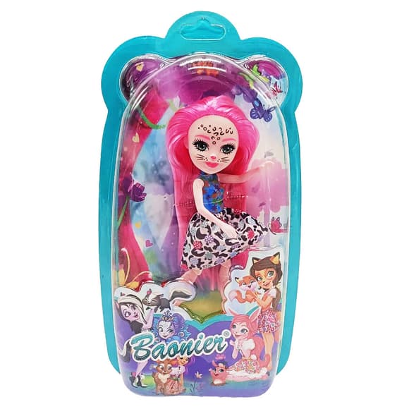 Дитяча іграшкова Лялька "Baobier" JJ8572-21(Pink) 15 см, шарнірна