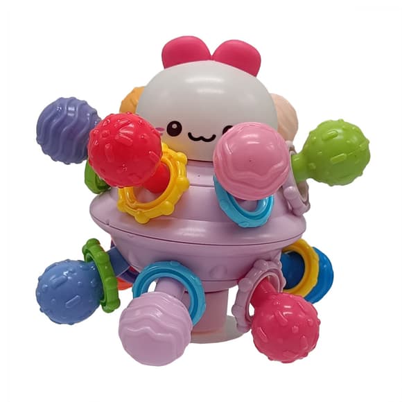 Дитяче брязкальце "НЛО" 689 рухомі деталі, на присосці