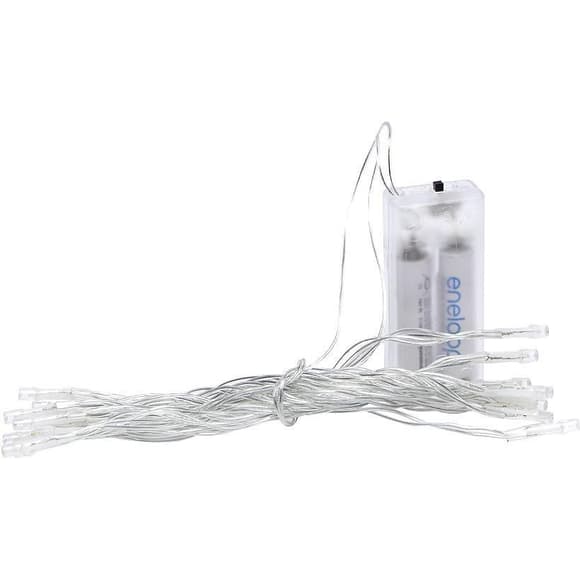 Гірлянда "Ниточка" RJ-06 на 2-х батарейках 30 лампочок 4 метри, мультиколір 