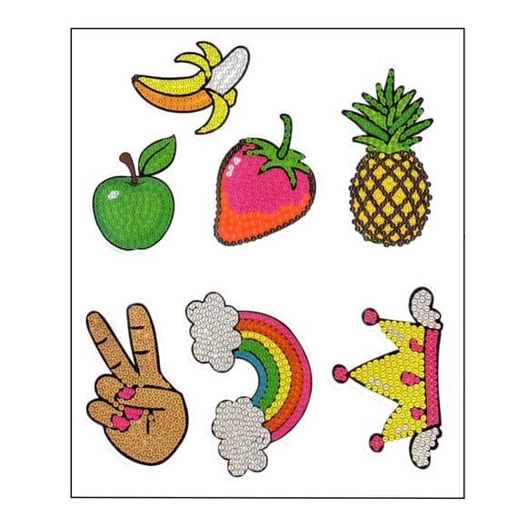 Набор для творчества Алмазная мозаика "Корона" FG24062201B-3 фигурки-наклейки