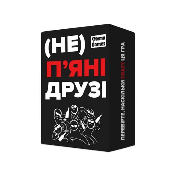 Настольная игра "(Не)пьяные друзья" 0030MG 180 карточек