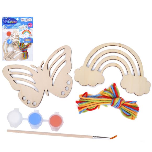 Набір для творчості "Райдуга" M5877UA фарби 3 кольори, нитки