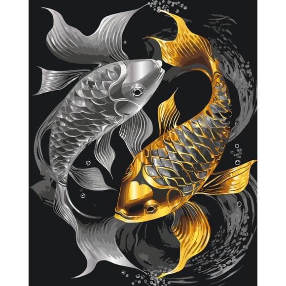 Картина по номерам "Равновесие" 11557-AC с металлизированными красками 40х50 см