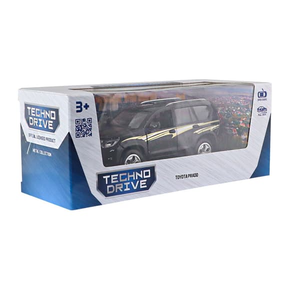 Інерційна автомодель "Toyota Prado" TechnoDrive KM6189D чорний                                                                  
