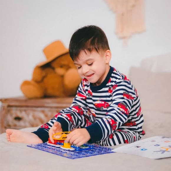 Электронный конструктор "201 СХЕМА" DOKA D70706 звук и свет