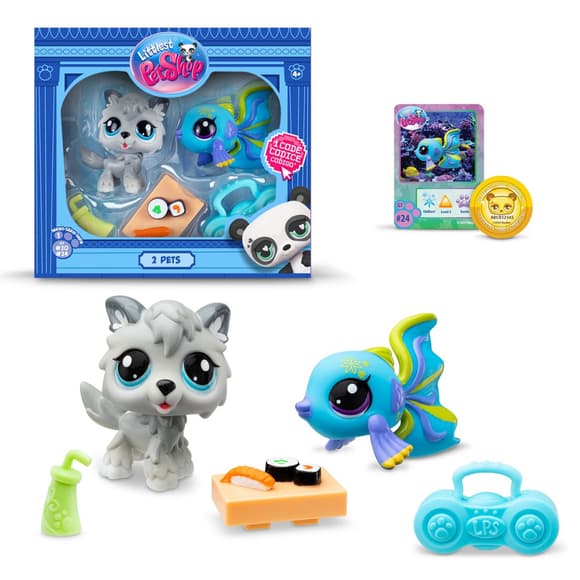 Ігро вий набір "Рок-н-рольні суші" Littlest Pet Shop 00526 аксесуари та 2 фігурки