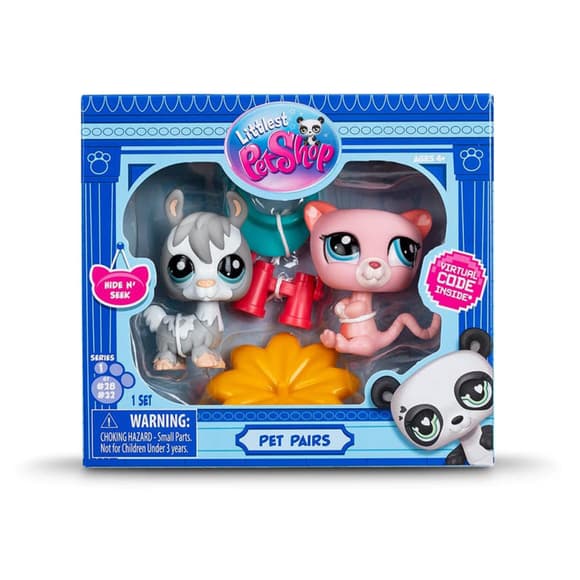 Игровой набор "Игра в прятки" Littlest Pet Shop 00509 аксессуары и 2 фигурки