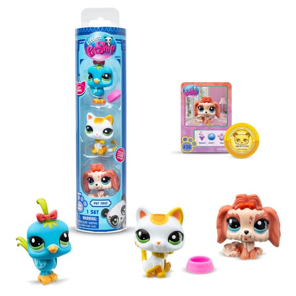 Игровой набор "Настроение города" Littlest Pet Shop 00551 аксессуары и 3 фигурки