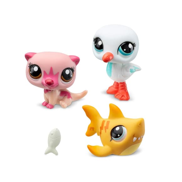 Игровой набор "Настроение острова" Littlest Pet Shop 00556 аксессуары и 3 фигурки