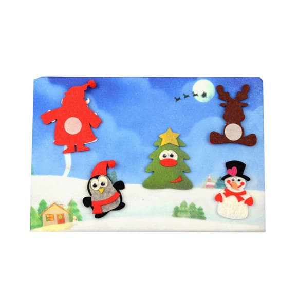 Развивающая игра из фетра "Новый год" (ПФ-012) PF-012