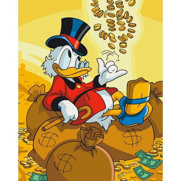 Картина по номерам "Scrooge McDuck" 11576-AC 40х50 см
