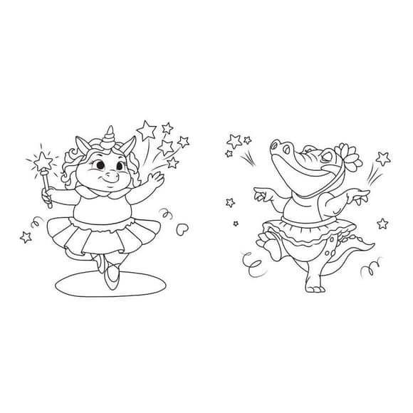 Раскраска детская "Маскарад" 1806007, 12 страниц