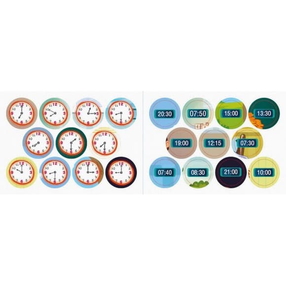 Мої перші наліпки "Вивчаємо розпорядок дня" 877005, 22 наліпки