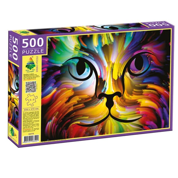 Пазл классический "Котя" 83491 плотный картон 500 элементов