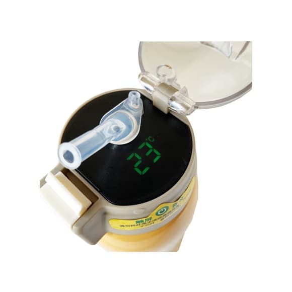 Детский термос-поильник "Тигр" MGZ-0324(Yellow) с индикатором температуры 550 мл