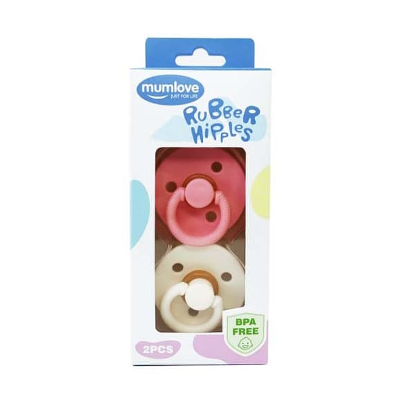 Набір із двох пустушок латексних MGZ-0524-6 кругла