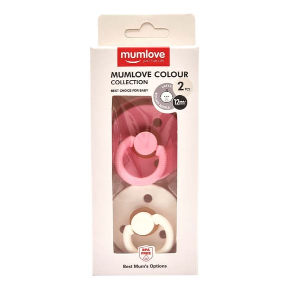 Набір із двох пустушок латексних MGZ-0524-6 кругла