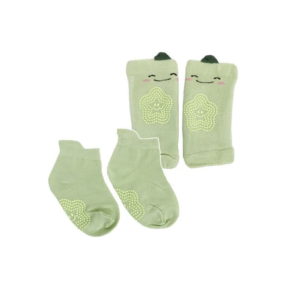 Детский набор наколенники и носки "Огурец" MGZ-0649(Green)