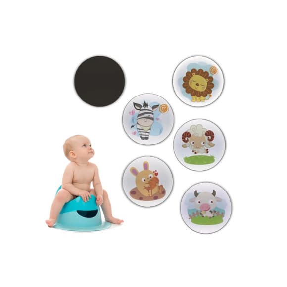 Наклейки для приучения ребенка к горшку "Животные" MGZ-0721, 5 штук