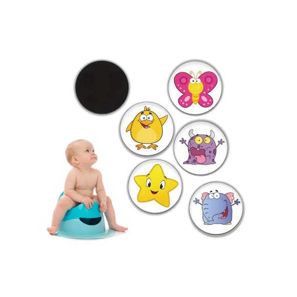 Наклейки для привчання дитини до горщика "Казкові" MGZ-0722, 5 штук