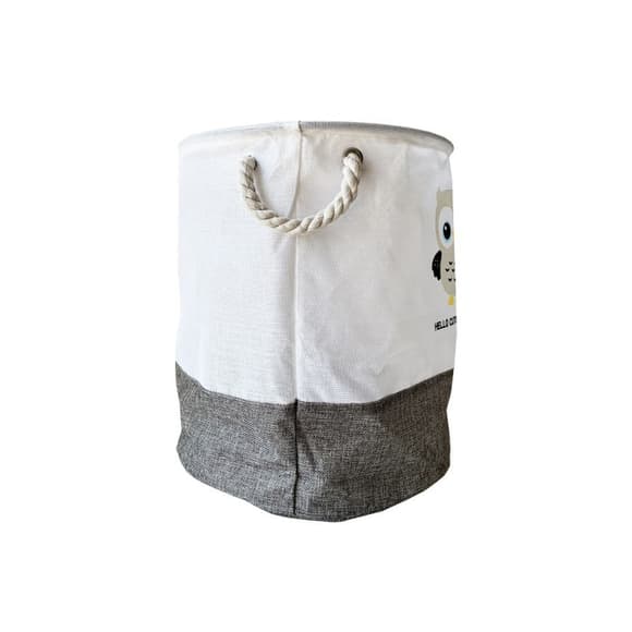 Кошик для іграшок та білизни "Hello cute animals Сова" MGZ-1006(Grey) 35 х 40 см