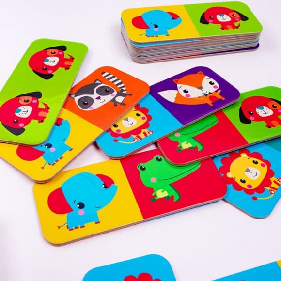 Настольная игра "Домино" VT2910-03 в тубусе 28 элементов