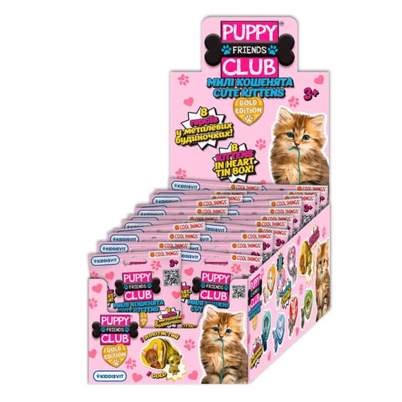 Фигурка-сюрприз "Милые котята" Cool Things PC048 серии "Puppy club gold edition" в ассортименте