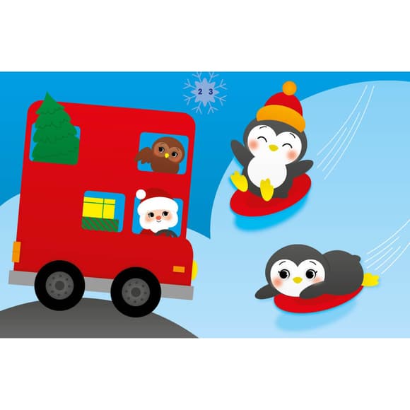 Набор для творчества "Аппликации наклейками Зайчик" 1655005, 30 наклеек