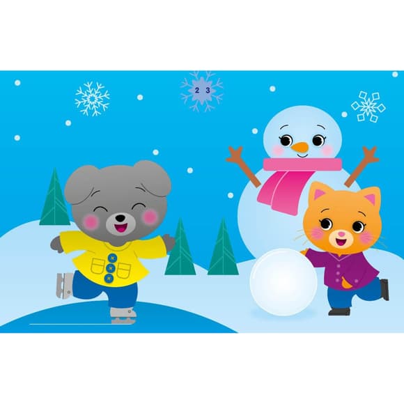 Набор для творчества "Аппликации наклейками Кошечка" 1655001, 30 наклеек