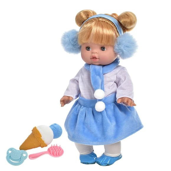 Дитяча лялька "Маленькі-Миленькі" M 4735-1IUA 31 см, музика, аксесуари