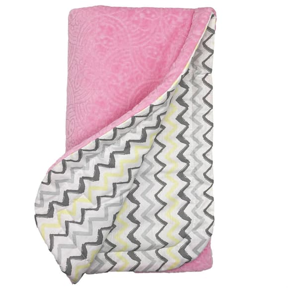 Плед дитячий МС 110612-14 трикотаж, рожевий 78 х 90 см