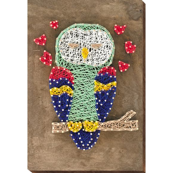 Набор стринг-арт "Сова" ABC-004 деревянная основа