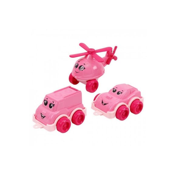 Детский игрушечный набор "Транспорт Мини" 8003TXK в наборе 3 штуки