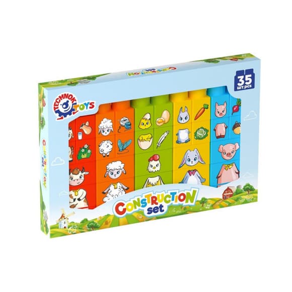 Детский Конструктор "Животные" 6849TXK 35 элементов
